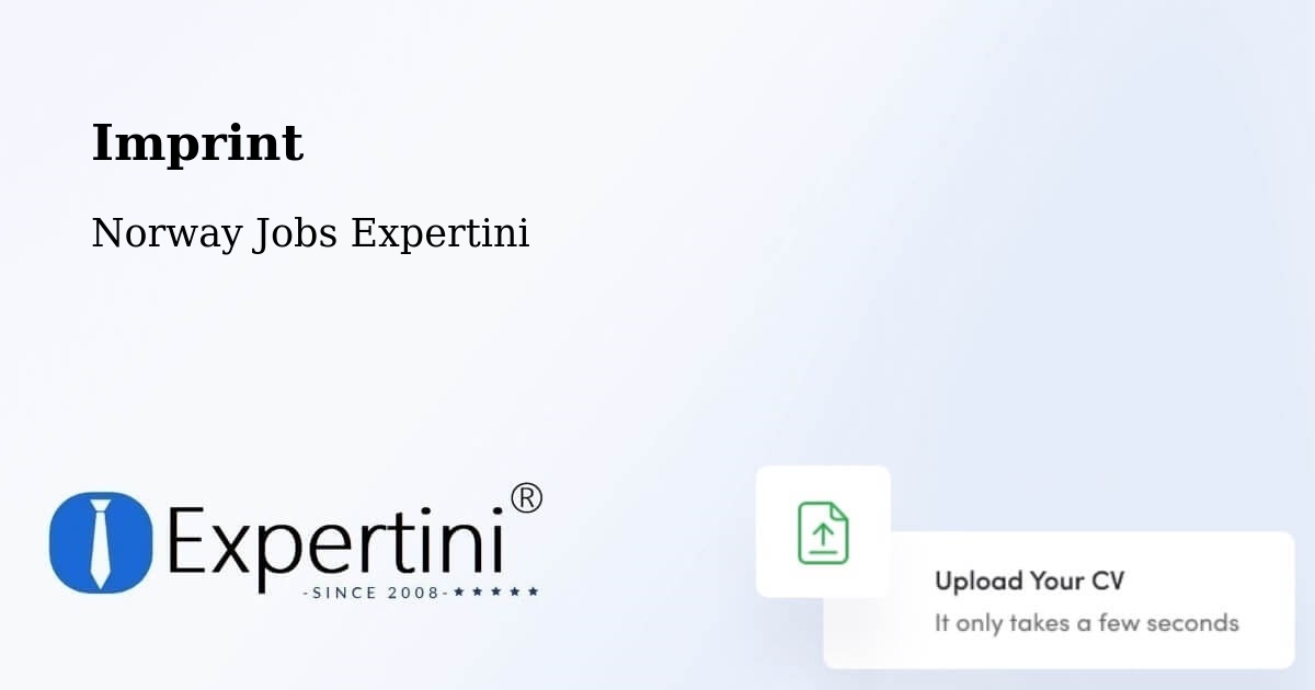 Imprint – Vaksdal - Norway Jobs Expertini